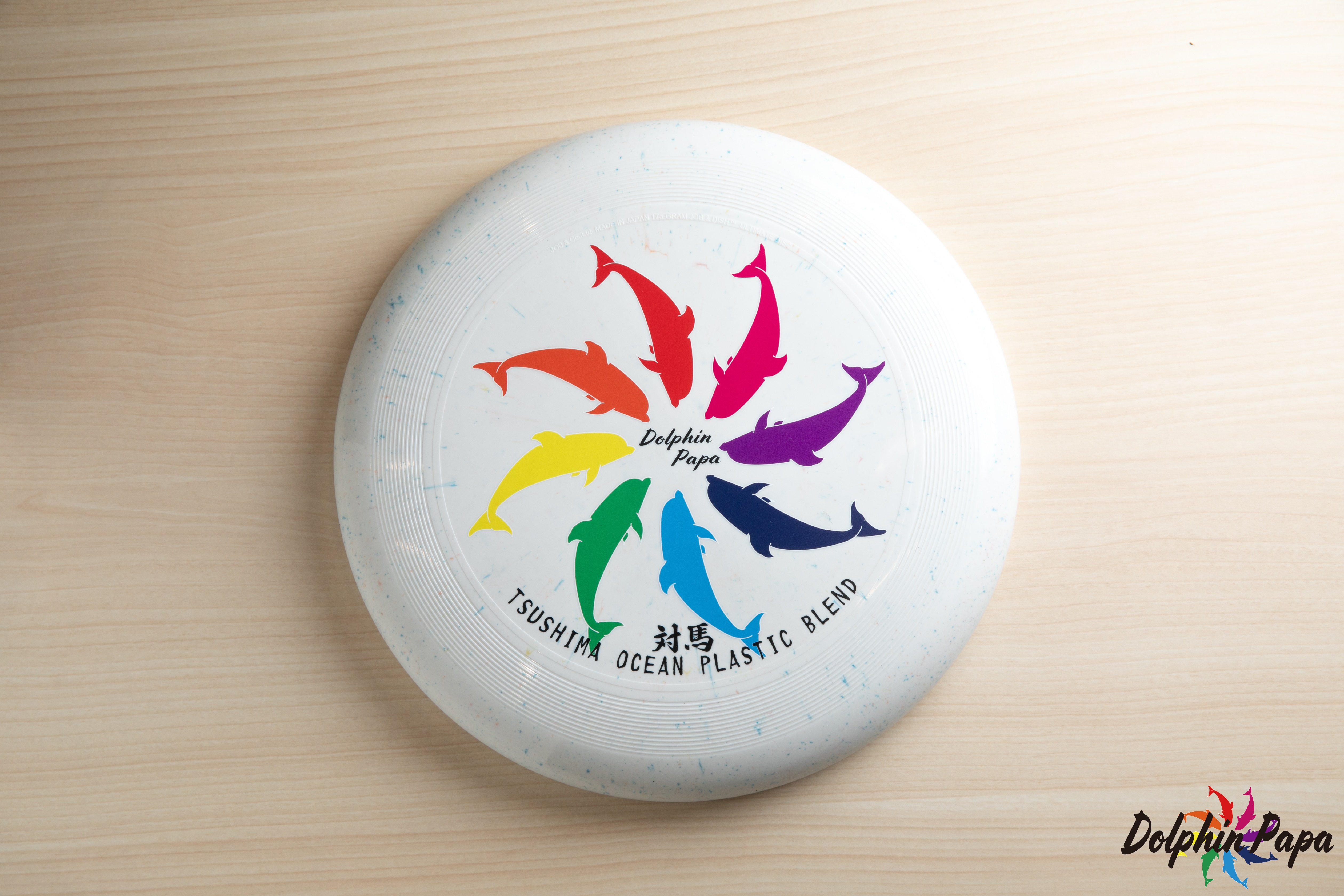 JOB&DISH－TSUSHIMA OCEAN PLASTIC BLEND DISC（WHITE／PINK）＜日本製＞
