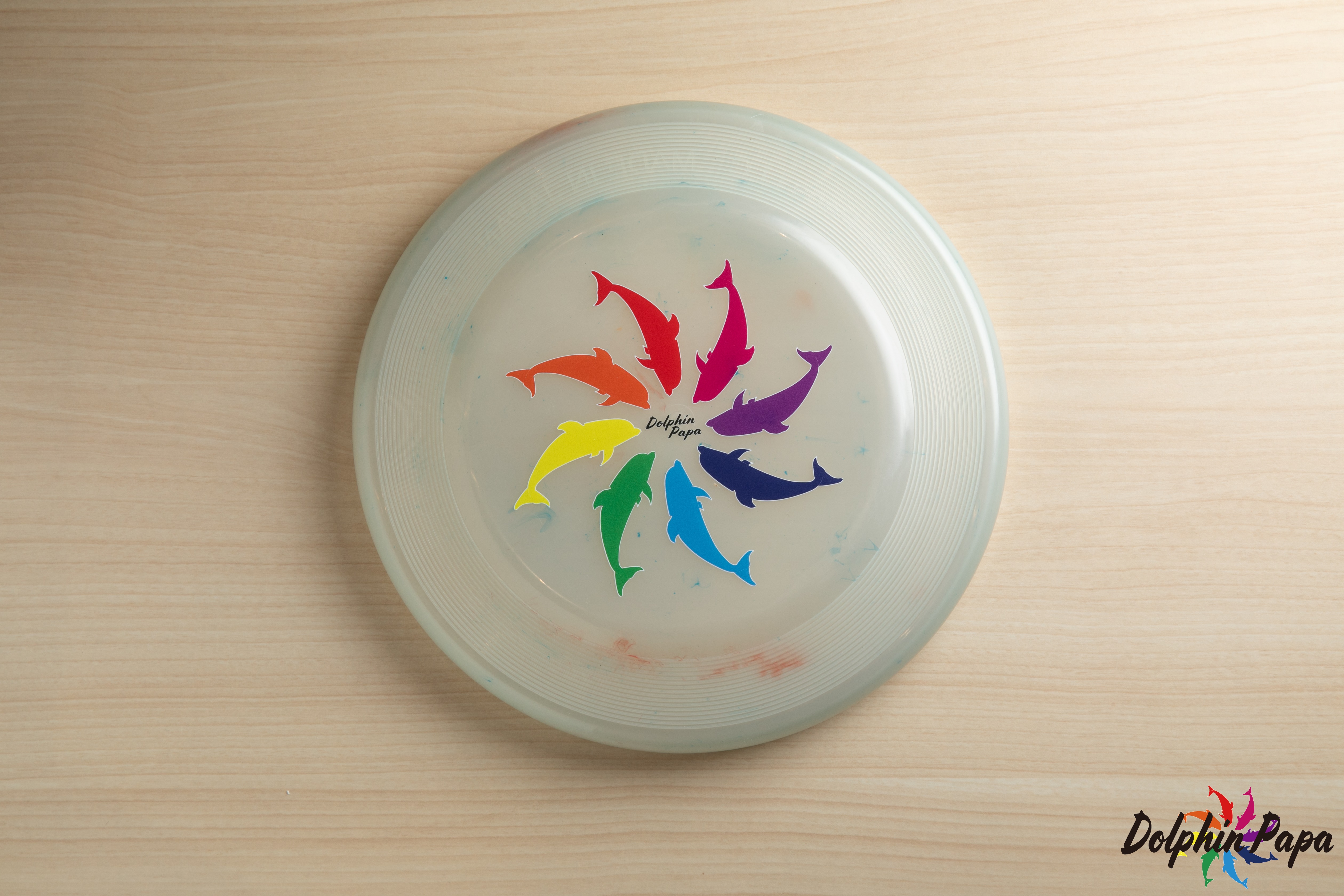 DOLPHINPAPADISC－TSUSHIMA OCEAN PLASTIC BLEND CLEAR（MIX／BLUE／RED／YELLOW／ORANGE／GREEN）＜日本製＞
